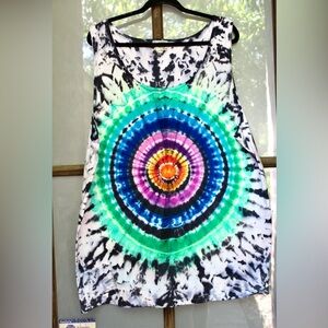 Tie Dye Tank Tops Top Size XL Comfort Colors hand dyed NWT Unisex